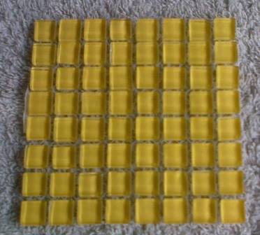 Mosaic Mini Crystal Glass Tiles - Summer Sun 10 or 11 x 4 mm