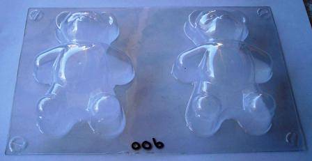 SOAP MOULD - TEDDY BEAR ( 2 Per Sheet )