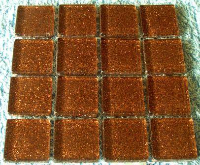 Mosaic Glitter Crystal Glass Tiles -  Coco 23 x 23 x 4 mm