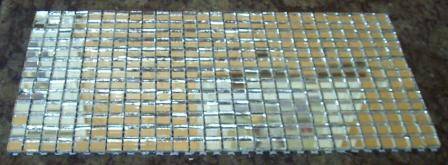 351 - Mosaic Mini Mirror Glass Tiles 10 x 10 mm