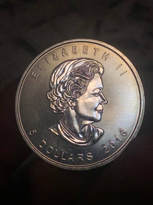 2016 Candian Maple Leaf 1oz Silver