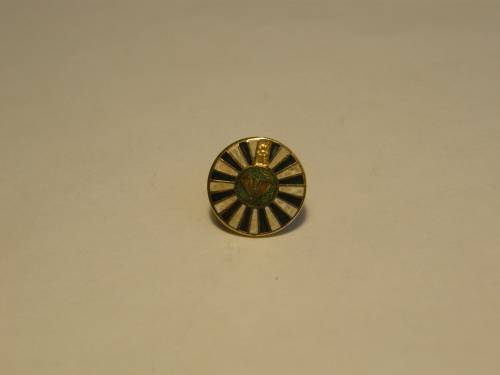 Vintage Round Table Eagle Symbol Enamel Badge