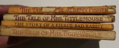 Beatrix Potter - Mr Jeremy Fisher + Mrs Tiggy-Winkle + Mrs Tittlemouse + A Fierce bad Rabbit