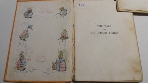 Beatrix Potter - Mr Jeremy Fisher + Mrs Tiggy-Winkle + Mrs Tittlemouse + A Fierce bad Rabbit