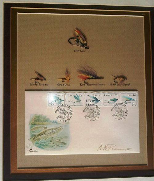 Framed envelope No 5 - Date stamp 1984