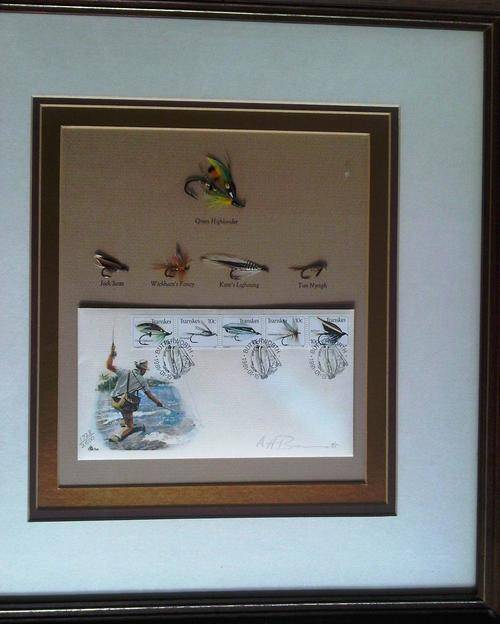 Framed envelope - dated 1981 (No 2 of 5)