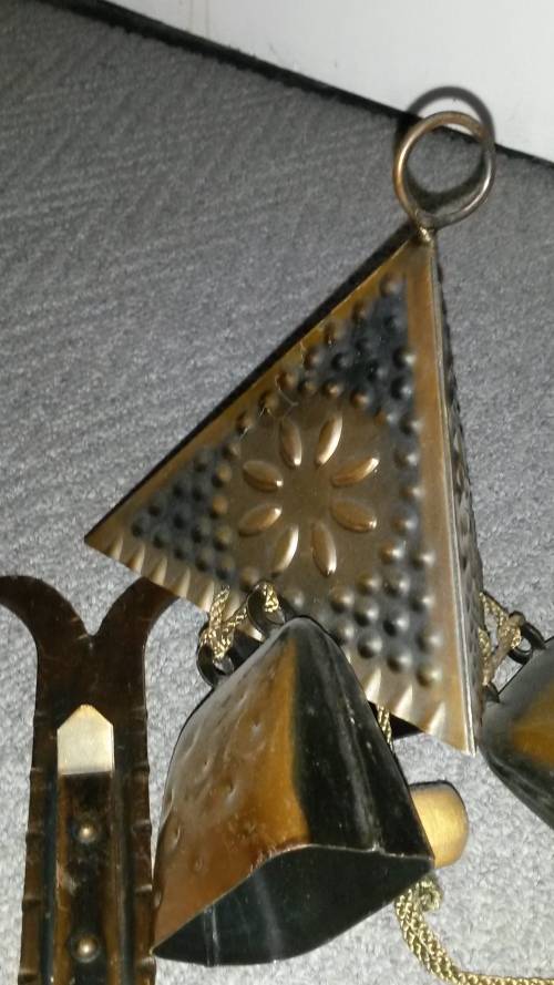 vintage swiss bell wind chime