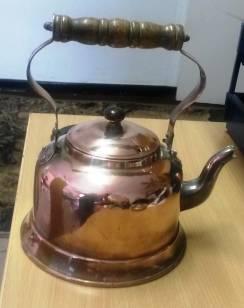 vintage copper kettle