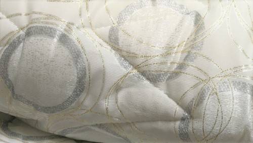 COMFORTER SET -QUEEN bed 5PIECE silver n white*** EQUISITE QUALITY*** SATIN FINISH