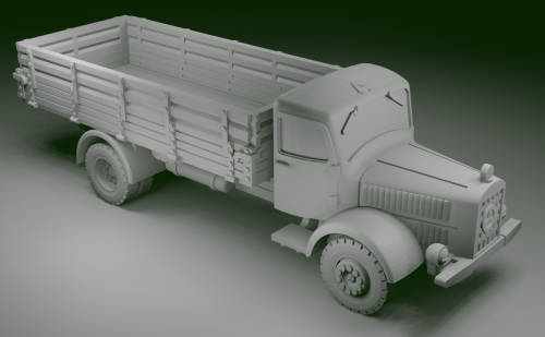 1:72 Scale - Mercedes L4500A - High Sides