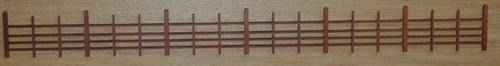 N Scale Farm Fence