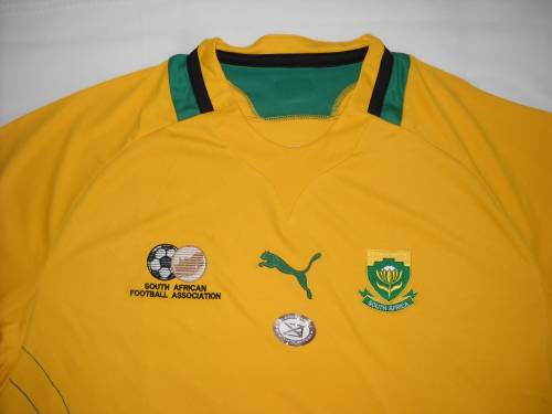 South Africa Bafana Bafana - Puma - Soccer / Football Shirt - Yellow XXL