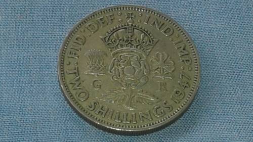 British Coin - 2 Shilling 1947