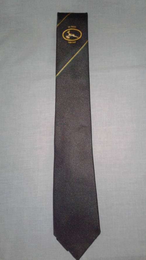 Rugby Tie - Springbok - SA Rugby 1889 - 1989