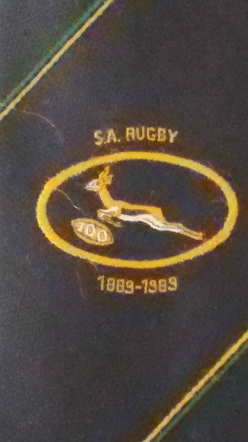 Sport Rugby Ties - Springboks SA Rugby 100 Yrs 1889-1989