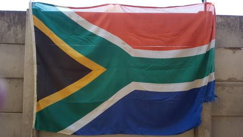 South Africa Large Flag 110x170 - (Wind damage)