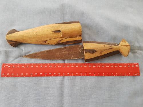 Ovambo Ndoro African Tribal Knife / Dagger (29cm)
