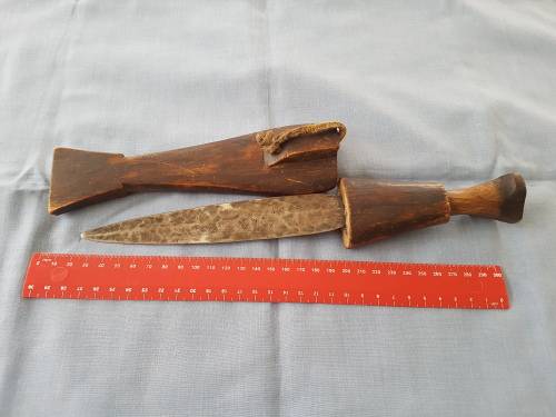 Ovambo Ndoro African Tribal Knife / Dagger (32cm)
