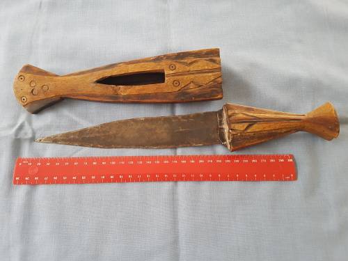 Ovambo Ndoro African Tribal Knife / Dagger (35cm)