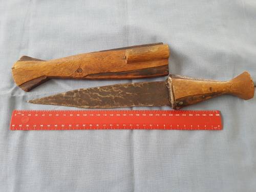 Ovambo Ndoro African Tribal Knife / Dagger (35cm)