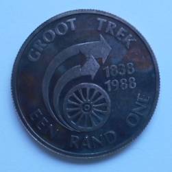 ONE 1988 SILVER R1 COIN PROOF - HIGLY TONED.