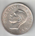1948 SA  SILVER FIVE SHILLINGS.  ENCAPSULATED. LOVELY LOOKING COIN.