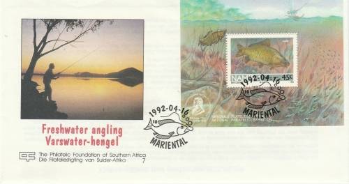 1992 PHILATELIC FOUNDATION OF SOUTHERN AFRICA  FRESH WATER ANGLING