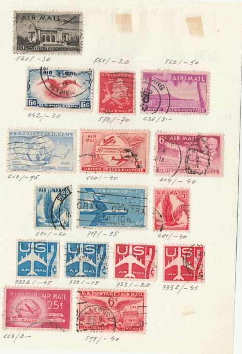 USA OLD APPROVAL BOOK PAGE