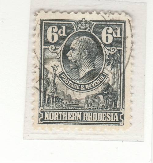 NORTHERN  RHODESIA GEORGE V 6d