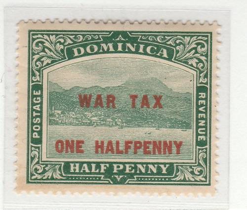 DOMINICA WAR STAMPS 1916