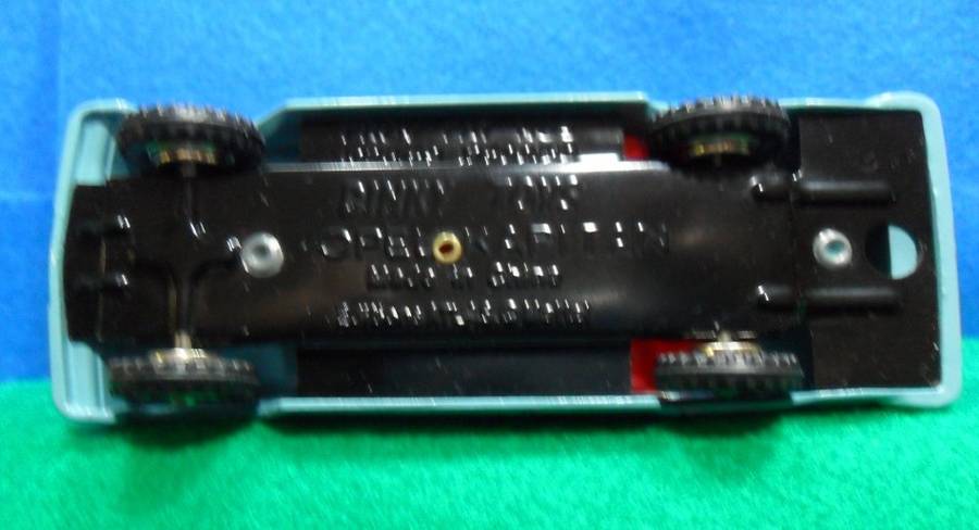 RARE STUNNING ATLAS DINKY NO 177  OPEL KAPITAN  [ BLUE  VERSION ] ABSOLUTELY MINT BOXED .