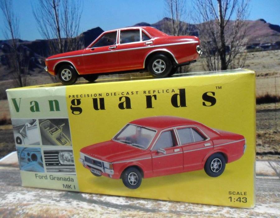 STUNNING VANGUARDS VA52000 1972  FORD GRANADA MK l   [ FLAME RED VERSION ] ABSOLUTELY  MINT - BOXED