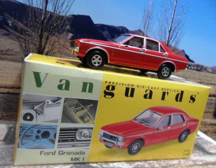 STUNNING VANGUARDS VA52000 1972  FORD GRANADA MK l   [ FLAME RED VERSION ] ABSOLUTELY  MINT - BOXED