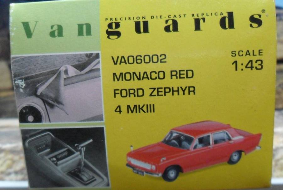 RARE STUNNING ,  LTD EDITION  VANGUARDS VA06002 1965 FORD ZEPHYR 4 MK lll   ABSOLUTELY  MINT - BOXED
