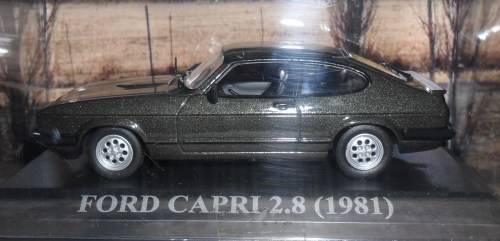VERY RARE , ABSOLUTELY STUNNING  IXO / ALTAYA  1981  FORD CAPRI 2.8   -  MINT IN DISPLAY CASE
