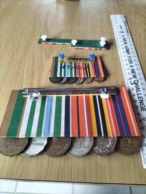 Full + Miniature SADF Medal Group
