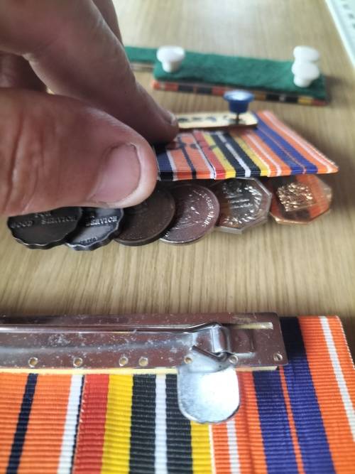 Full + Miniature SADF Medal Group