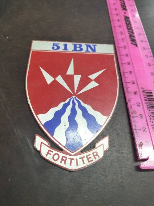 SWA 51 Battalion Plaque Badge