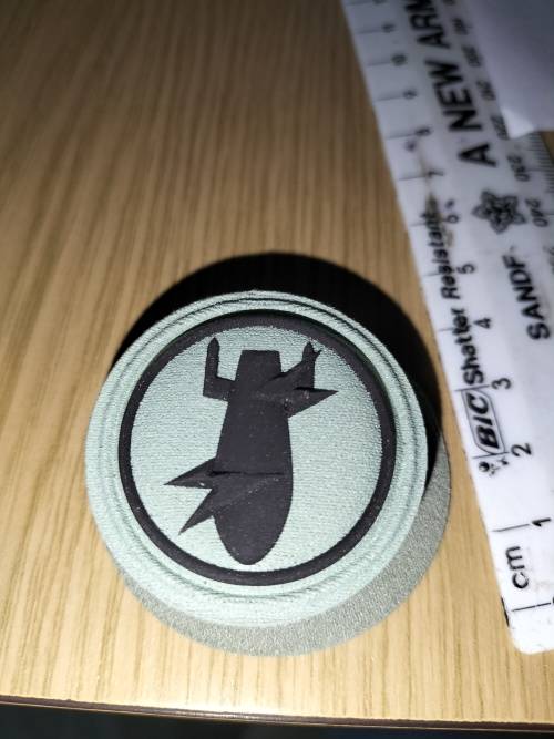 SANDF Explosive Ordinance Disposal Green Badge