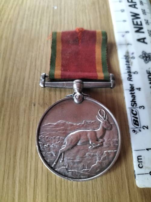 WW2 Medal issued to 92469(ACF) R. Laubscher