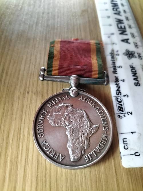WW2 Medal issued to 92469(ACF) R. Laubscher