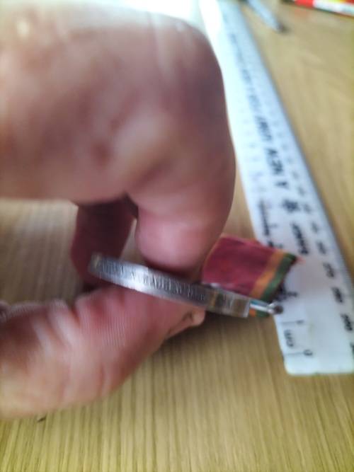 WW2 Medal issued to 92469(ACF) R. Laubscher