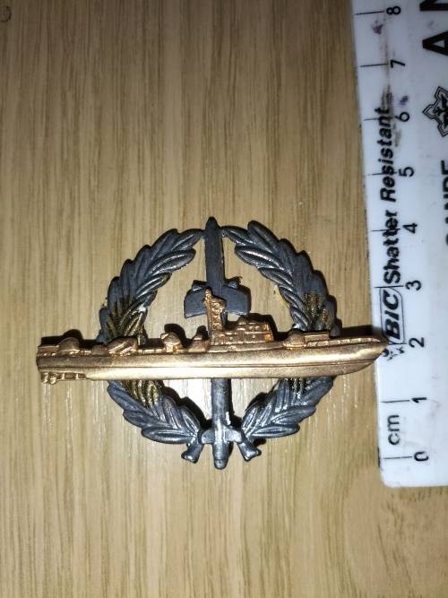 SA Navy Strike Craft Flotilla Breast Badge (No Pins)