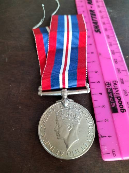 WW2 Medal issued to 43475 G.C. Johnson