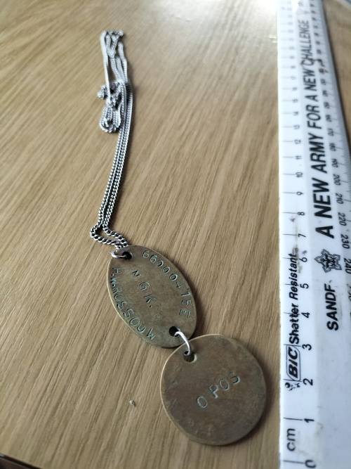Old Army Dog Tags