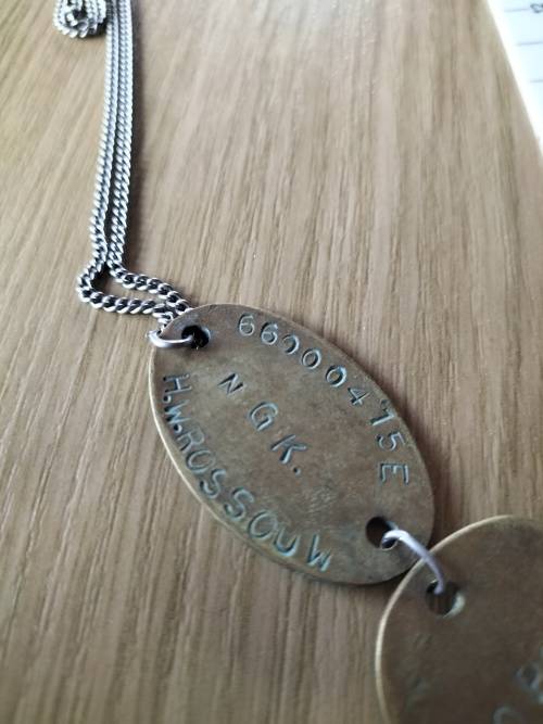 Old Army Dog Tags