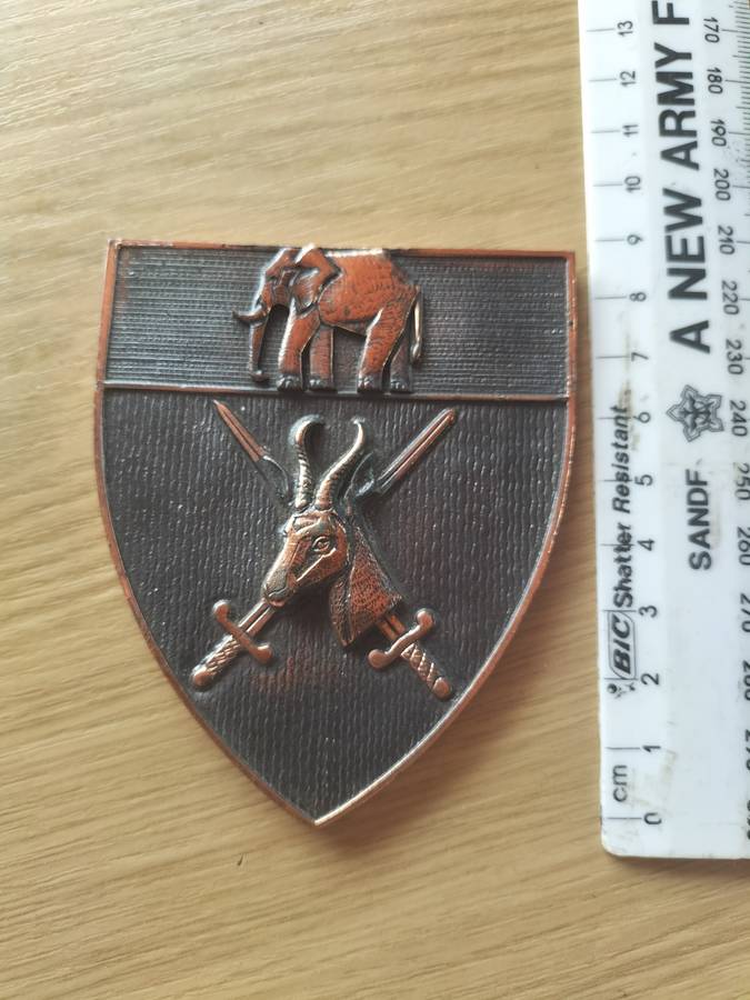 SADF EP Command Plaque Badge