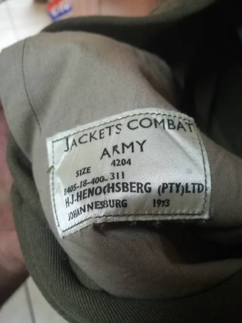 Well Used SADF Bunnyjacket
