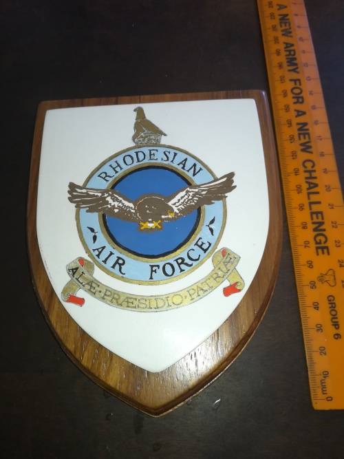 Rhodesian Air Force Plaque
