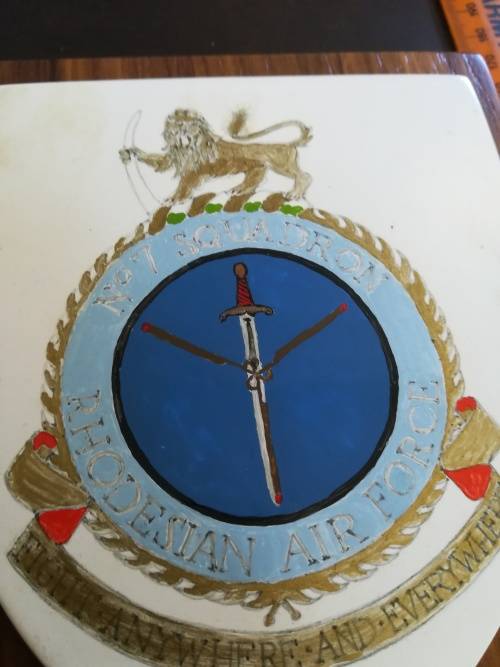 Rhodesian Air Force No:7 Squadron Plaque